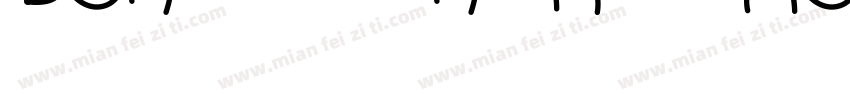 Denso Sans High Medi字体转换